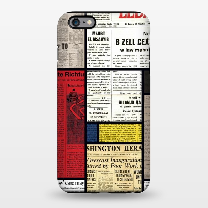 iPhone 6/6s plus StrongFit Mondrian News by Sebastian Parra