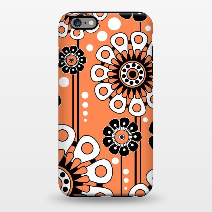 iPhone 6/6s plus StrongFit Orange Flowers by Shelly Bremmer