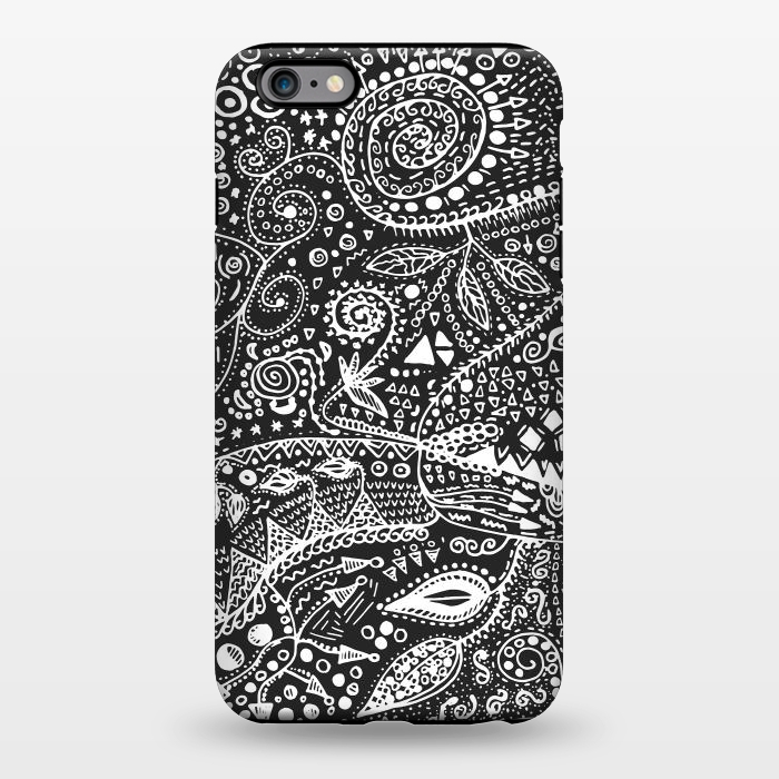 iPhone 6/6s plus StrongFit B&W Hand made by Eleaxart