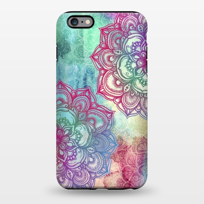 iPhone 6/6s plus StrongFit Round and Round the Rainbow by Micklyn Le Feuvre