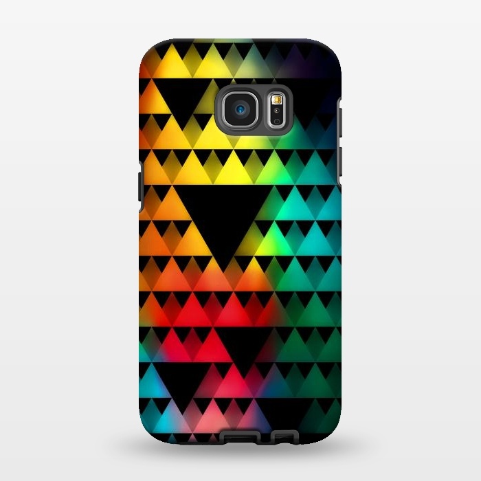 Galaxy S7 EDGE StrongFit Triangular Pattern by Mitxel Gonzalez