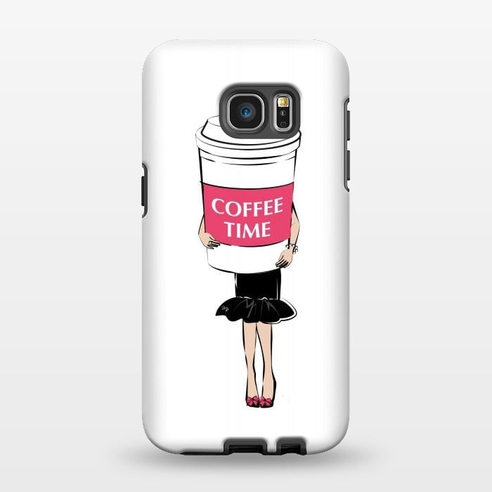 Galaxy S7 EDGE StrongFit Coffee Lover by Martina