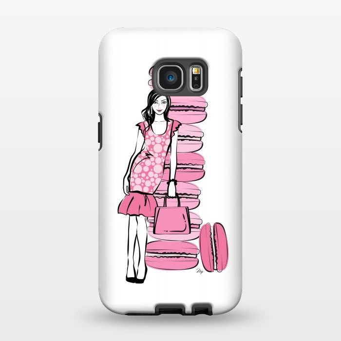 Galaxy S7 EDGE StrongFit Macaron Lover by Martina