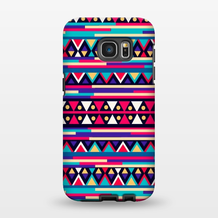 Galaxy S7 EDGE StrongFit Tribal Aztec by Nika Martinez