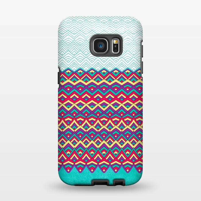 Galaxy S7 EDGE StrongFit Horizons by Pom Graphic Design