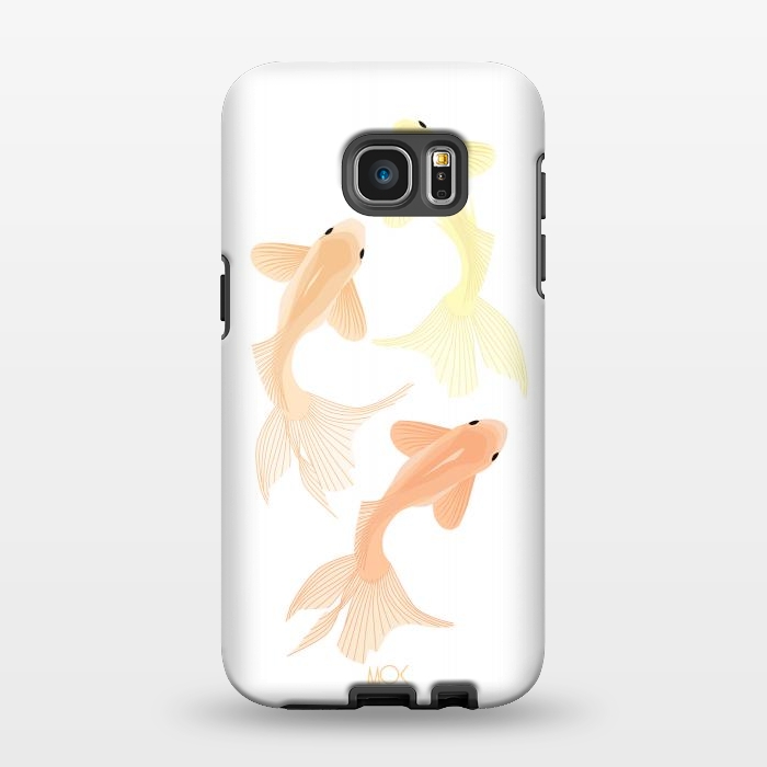 Galaxy S7 EDGE StrongFit Gold Fish by M.O.K.