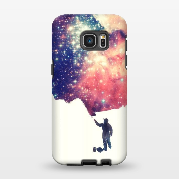 Galaxy S7 EDGE StrongFit Painting The Universe by Philipp Rietz