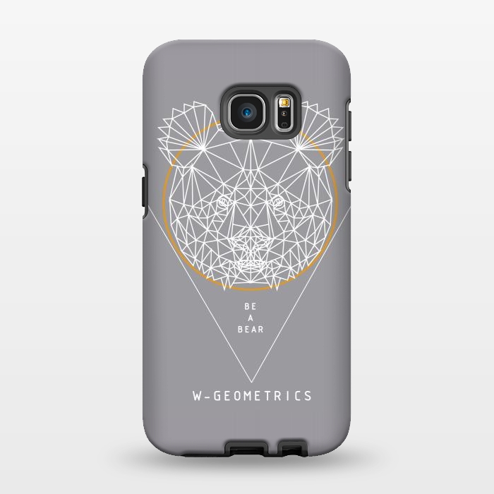 Galaxy S7 EDGE StrongFit Bear by W-Geometrics