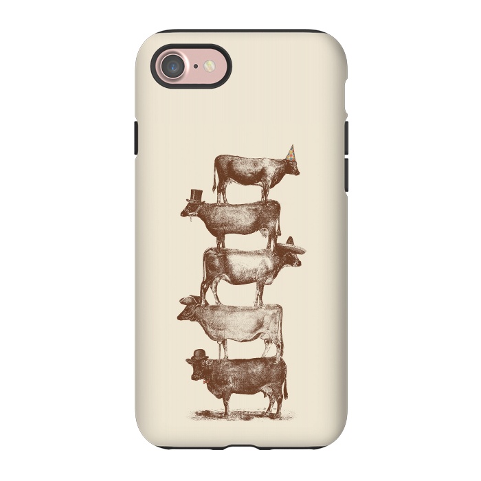 iPhone 7 StrongFit Cow Cow Nuts by Florent Bodart