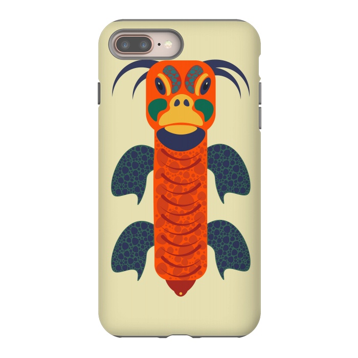 iPhone 7 plus StrongFit Tortoise-orange by Parag K