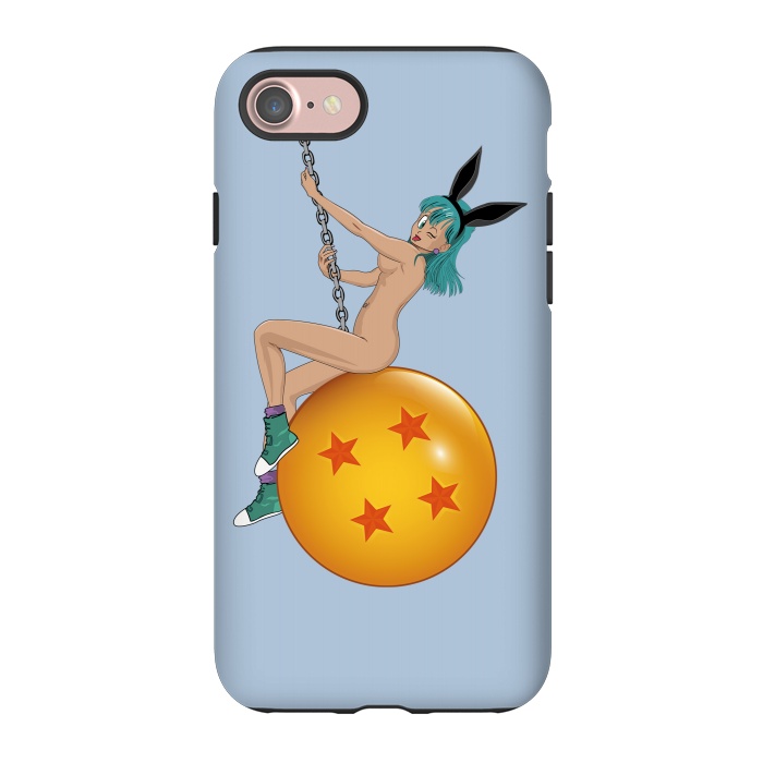 iPhone 7 StrongFit Bunny Ball ( Nude) by Samiel Art