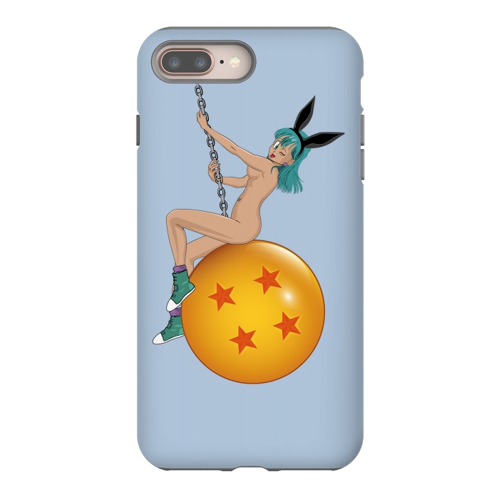 iPhone 7 plus StrongFit Bunny Ball ( Nude) by Samiel Art