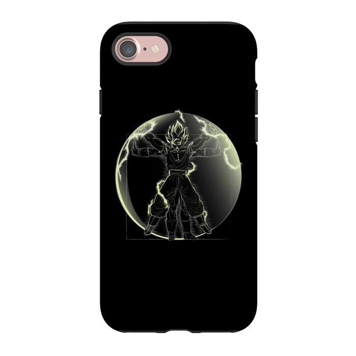 iPhone 7 StrongFit Vitruvian Saiyan Goku by Samiel Art