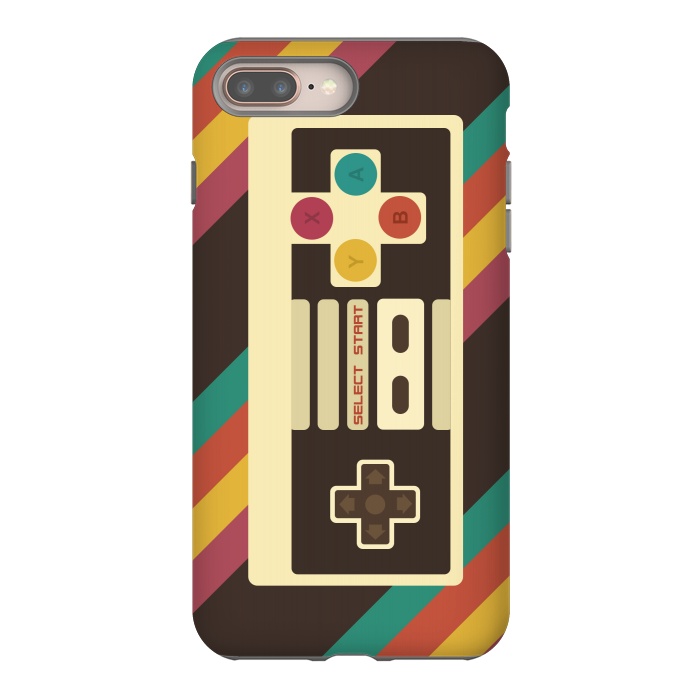 iPhone 7 plus StrongFit Retro Video Game by Dellán