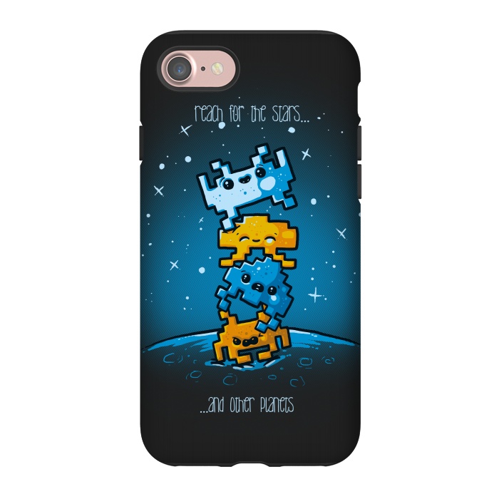 iPhone 7 StrongFit Cute Invaders by Q-Artwork
