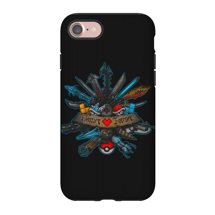 iPhone 7 StrongFit Gamer Forever by Q-Artwork