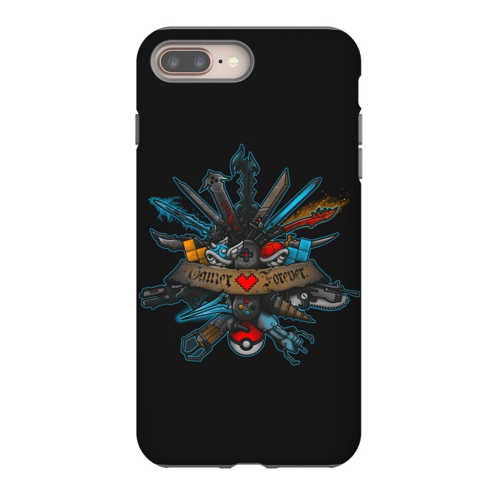 iPhone 7 plus StrongFit Gamer Forever by Q-Artwork