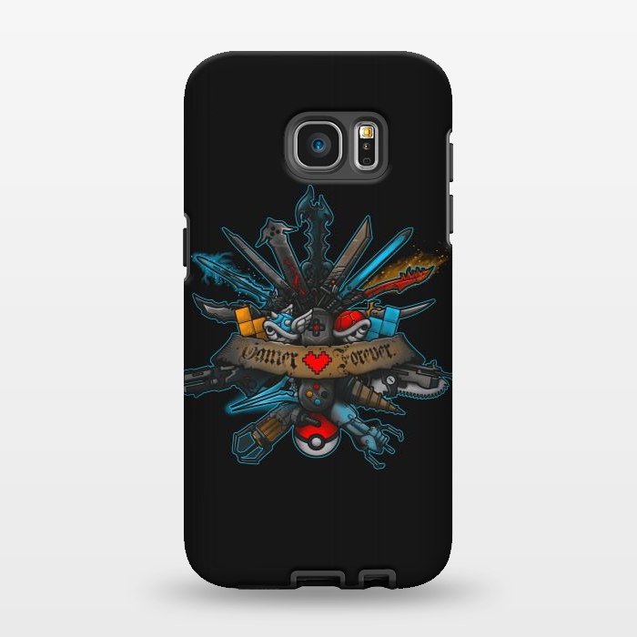 Galaxy S7 EDGE StrongFit Gamer Forever by Q-Artwork
