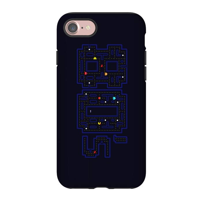 iPhone 7 StrongFit FEELING 80'S - PACMAN by SKULLPY