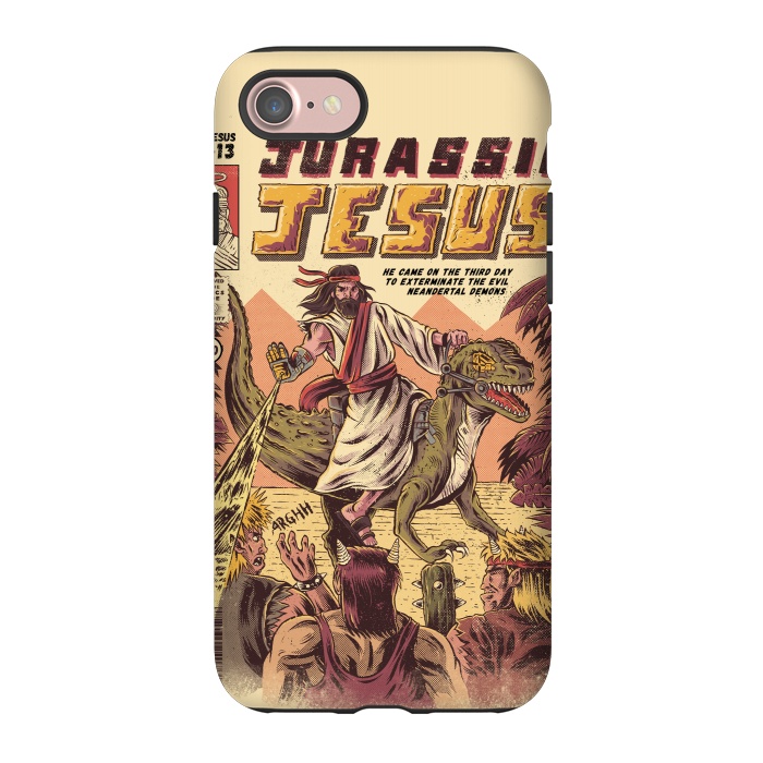 iPhone 7 StrongFit JURASSIC JESUS by Ilustrata