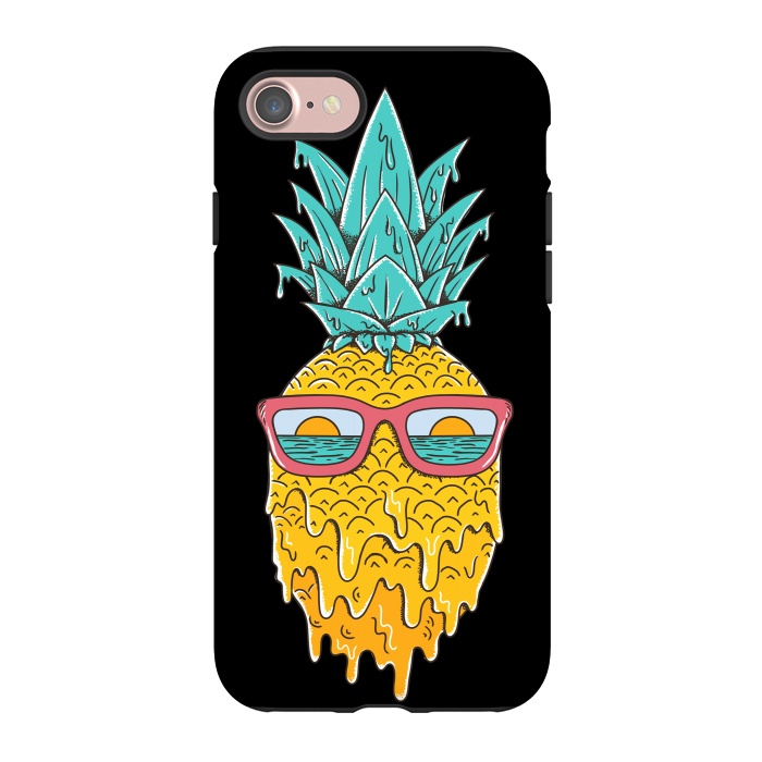iPhone 7 StrongFit Pineapple Summer by Coffee Man