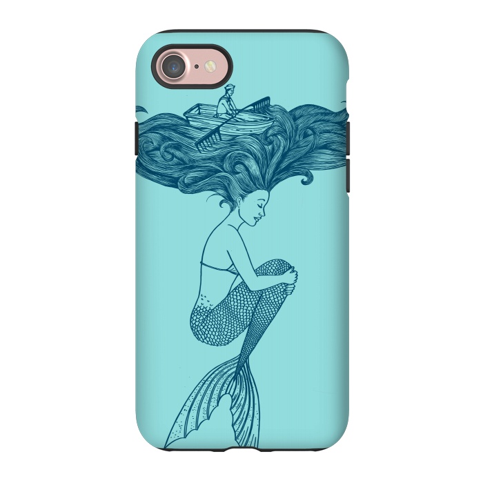 iPhone 7 StrongFit Mermaid Hairs by Coffee Man