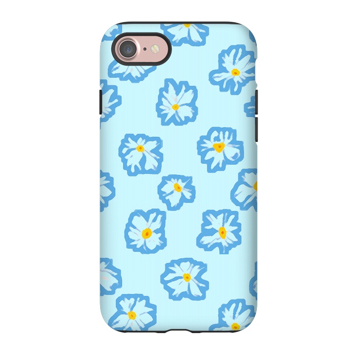 iPhone 7 StrongFit Happy Daysies by Bettie * Blue