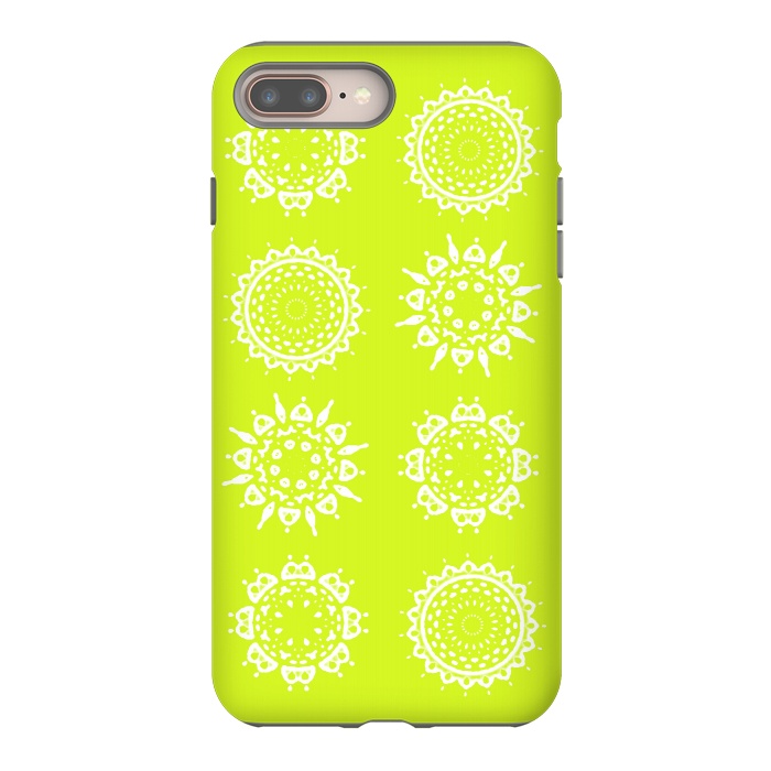 iPhone 7 plus StrongFit Oh Chartreuse! by Bettie * Blue