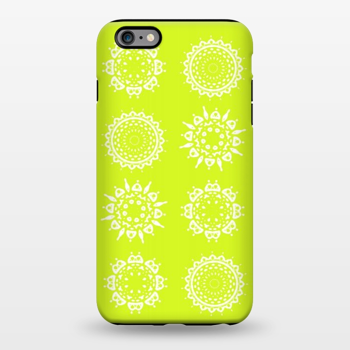 iPhone 6/6s plus StrongFit Oh Chartreuse! by Bettie * Blue