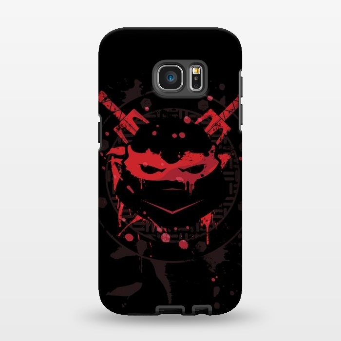 Galaxy S7 EDGE StrongFit  Raphael Turtle by Sitchko