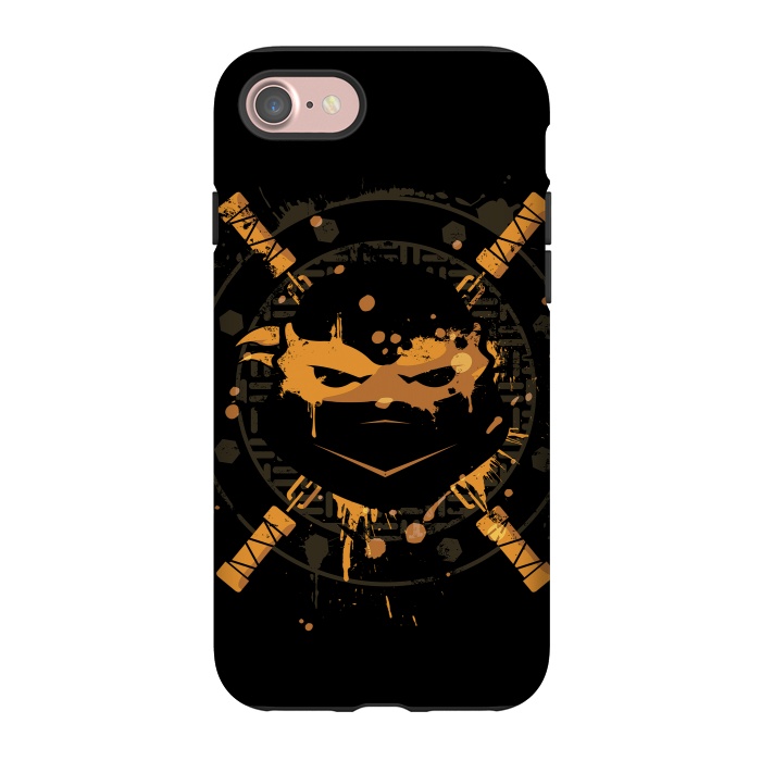 iPhone 7 StrongFit Michelangelo Turtle by Sitchko