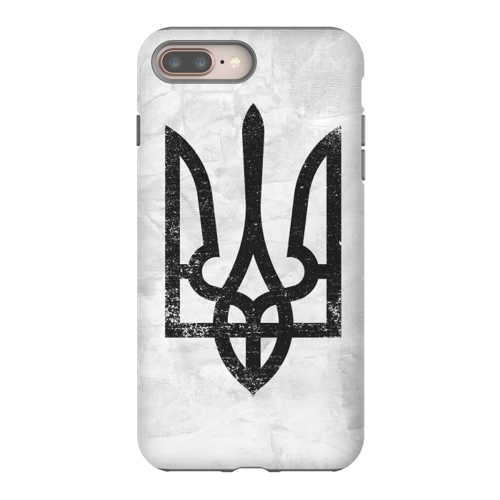 iPhone 7 plus StrongFit Ukraine White Grunge by Sitchko