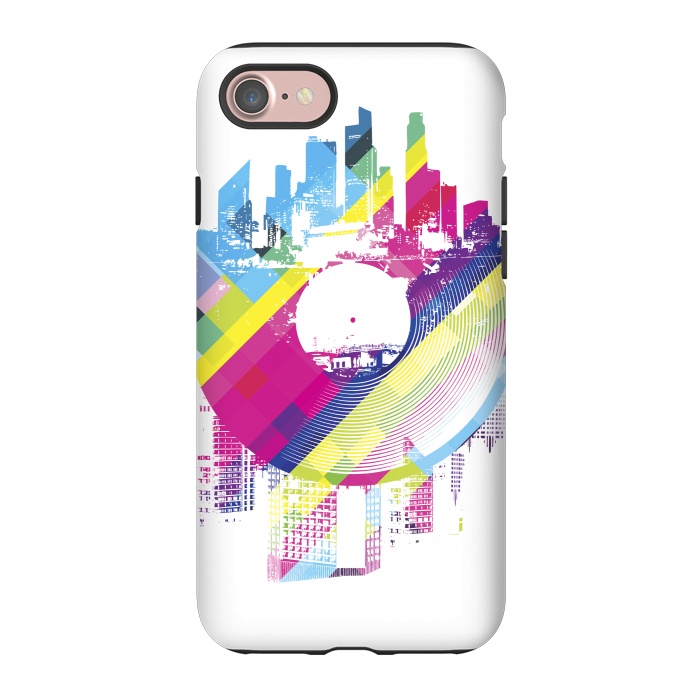 iPhone 7 StrongFit Urban Vinyl Colorful by Sitchko