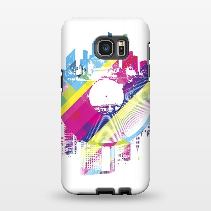 Galaxy S7 EDGE StrongFit Urban Vinyl Colorful by Sitchko