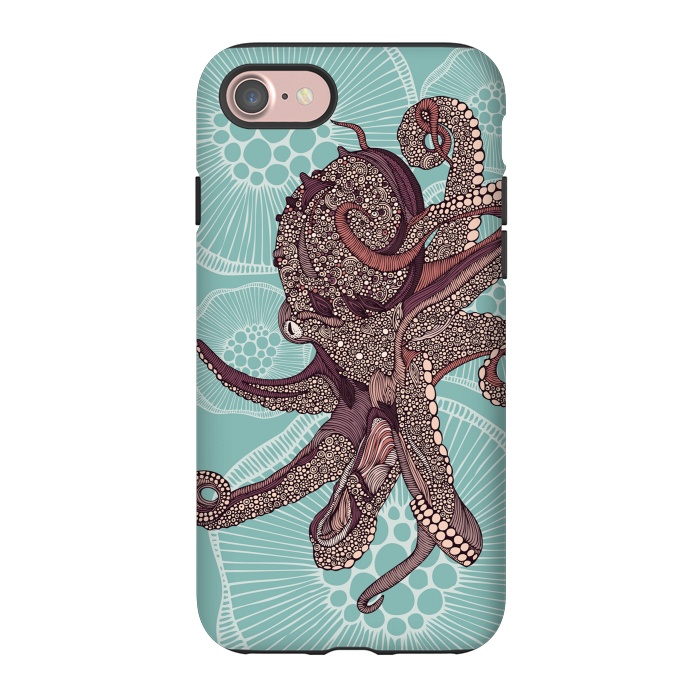 iPhone 7 StrongFit Octopus by Valentina Harper