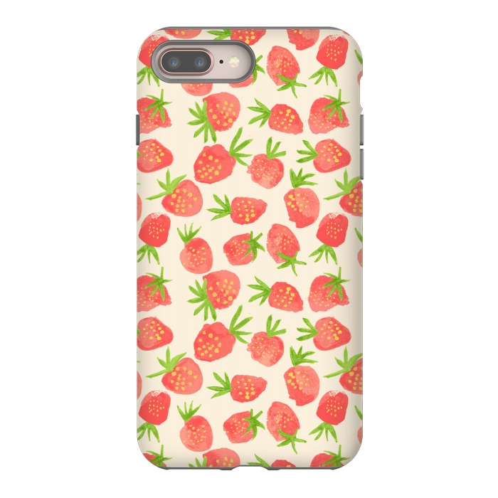 iPhone 7 plus StrongFit Strawberry by Edith May