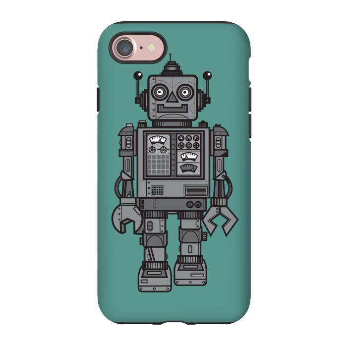 iPhone 7 StrongFit A Vintage Robot Friend by Wotto