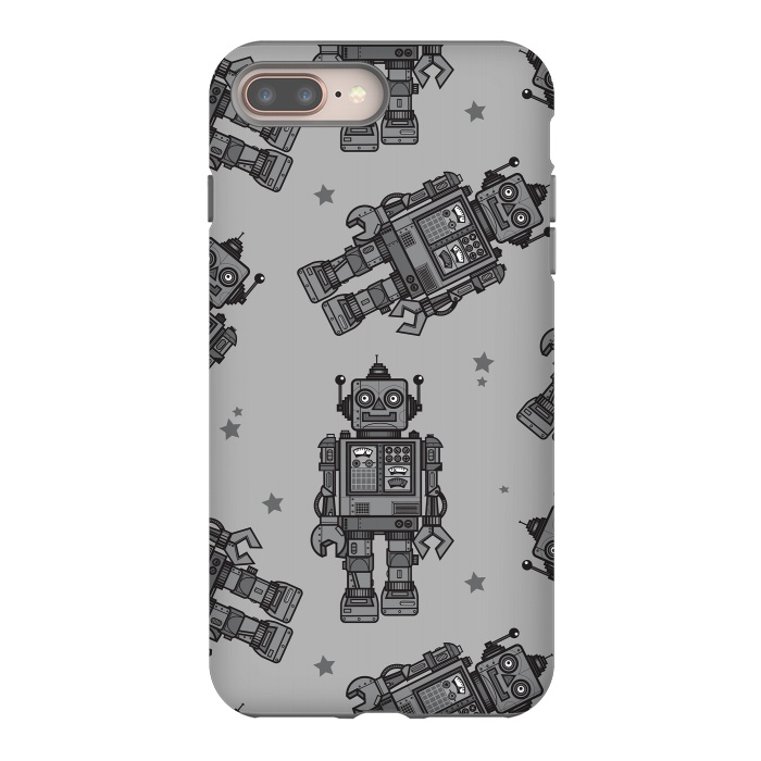 iPhone 7 plus StrongFit A Vintage Robot Friend Pattern  by Wotto