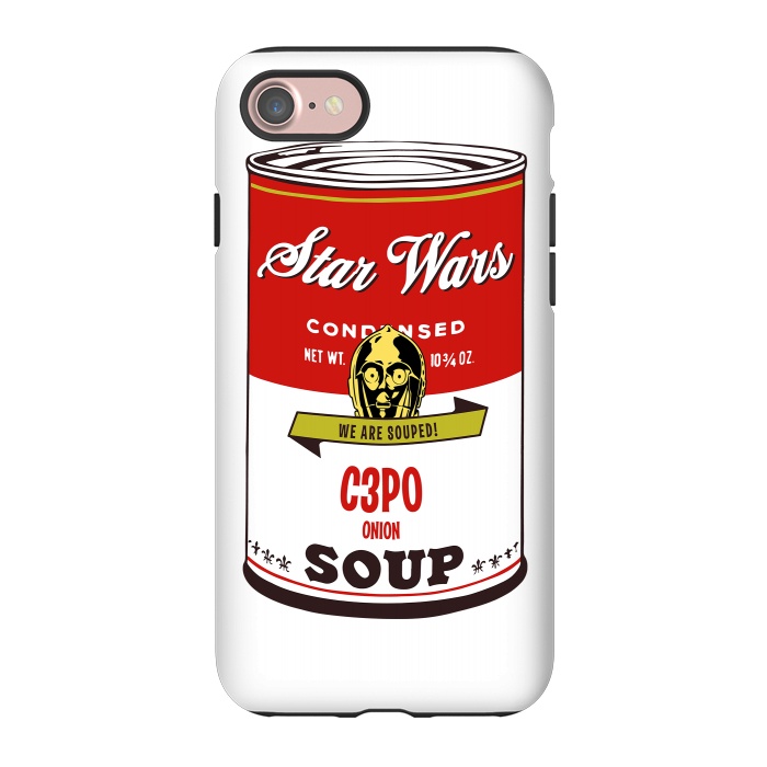 iPhone 7 StrongFit Star Wars Campbells Soup C3PO by Alisterny