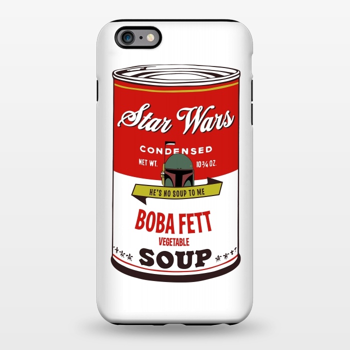 iPhone 6/6s plus StrongFit Star Wars Campbells Soup Boba Fett by Alisterny