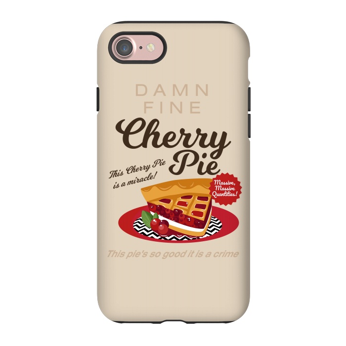 iPhone 7 StrongFit Twin Peaks Damn Fine Cherry Pie by Alisterny