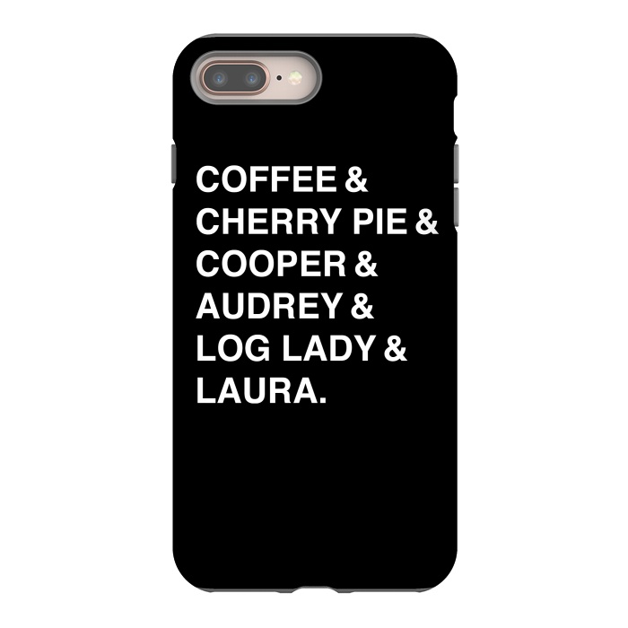 iPhone 7 plus StrongFit Twin Peaks Coffee & Cherry  by Alisterny