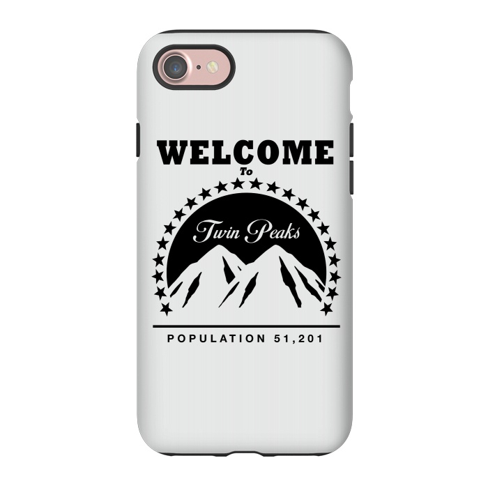 iPhone 7 StrongFit Twin Peaks Paramount Logo by Alisterny