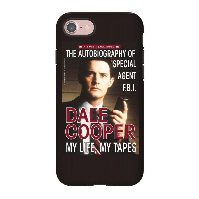 iPhone 7 StrongFit Twin Peaks Dale Cooper Book by Alisterny