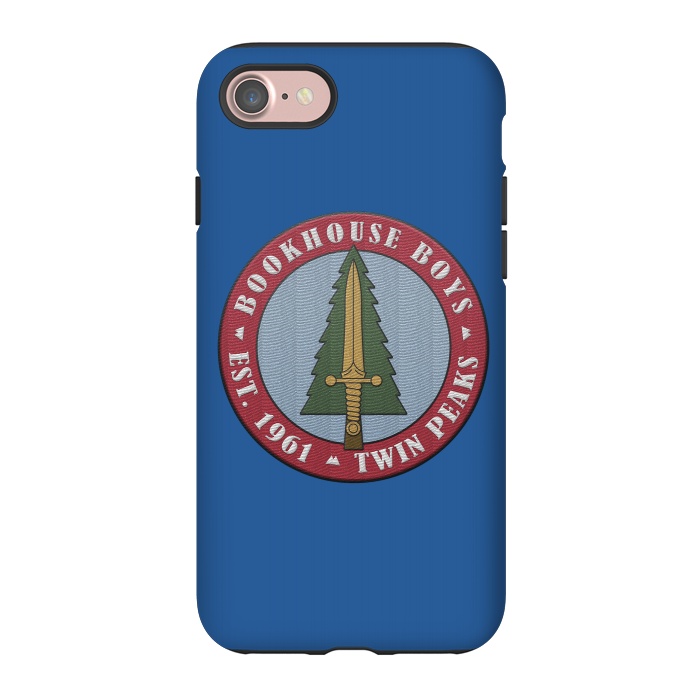 iPhone 7 StrongFit Twin Peaks Bookhouse Boys Embroidered by Alisterny