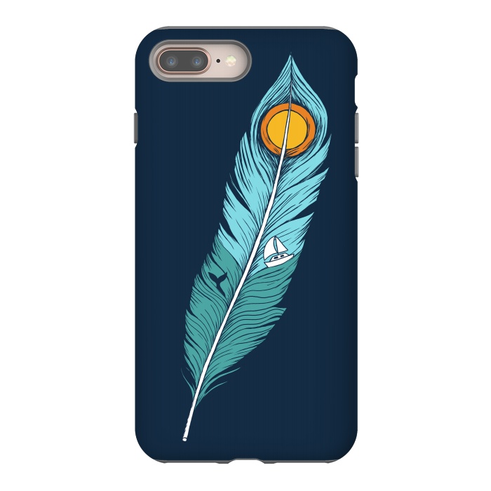 iPhone 7 plus StrongFit Feather Landscape by Coffee Man