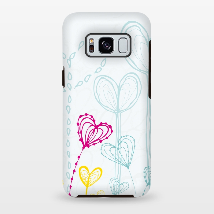 Galaxy S8 plus StrongFit Love Garden  White by MaJoBV