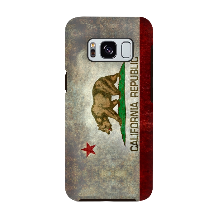 Galaxy S8 StrongFit California Republic State by Bruce Stanfield