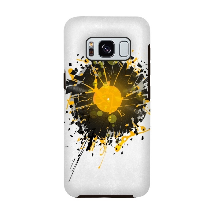 Galaxy S8 StrongFit Don't Destroy the Vinyl by Sitchko