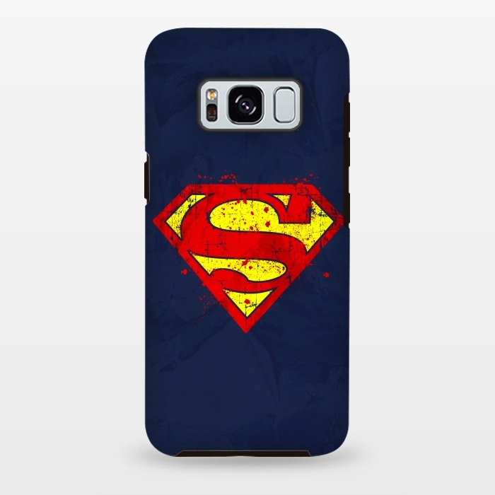 Galaxy S8 plus StrongFit Super Man's Splash by Sitchko